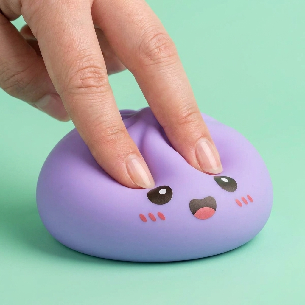 Big Dumpling Squishy Morski Błękit ściskany w dłoni