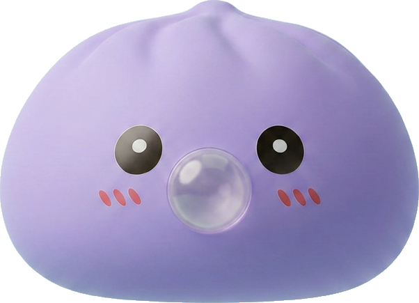 Big Dumpling Squishy Morski Błękit ściskany w dłoni