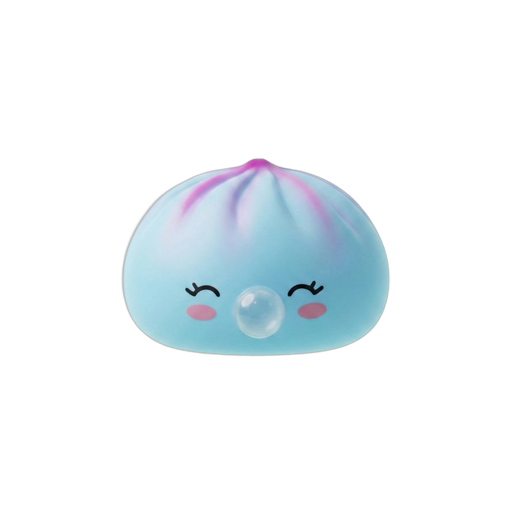 Dumpling Squishy Frost Blue Rare Blow Rzadki Model ściskany w dłoni
