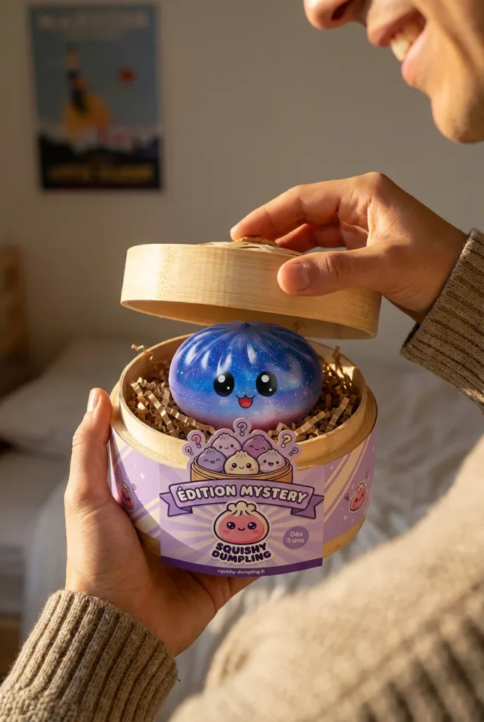 Mystery Dumpling Squishy Niespodzianka podczas rozpakowywania