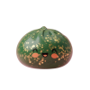 Dumpling Squishy Glitter Zielony Szmaragd ściskany w dłoni