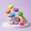Dumpling Squishy Bun Mystery z Koszykiem Bambusowym ściskany w dłoni