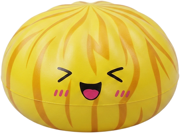 Dumpling Squishy Bun Mystery z Koszykiem Bambusowym ściskany w dłoni
