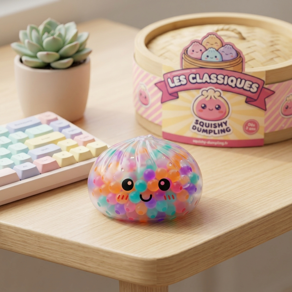 Squishy Dumpling Wielokolorowe Bąbelki w codziennej aranżacji