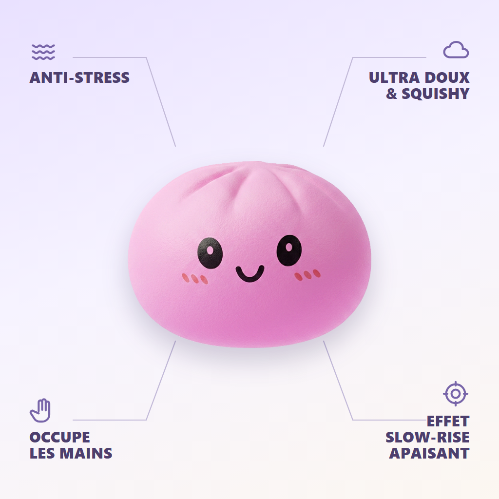 Squishy Dumpling Mystery Box Niespodzianka infografika: najważniejsze zalety