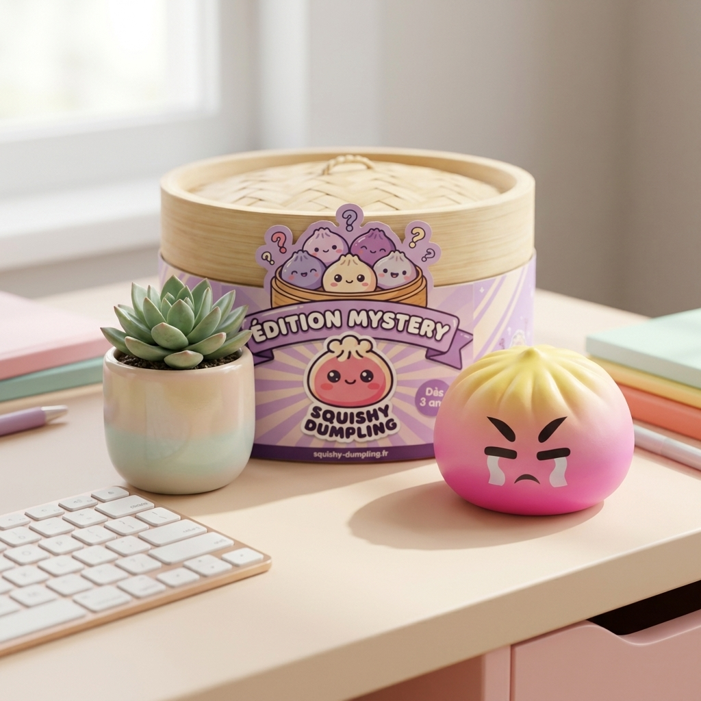 Dumpling Squishy Mystery Bun Niespodzianka w codziennej aranżacji