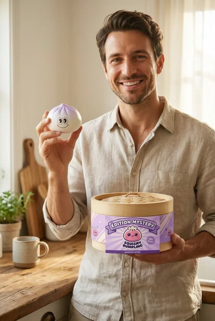 Dumpling Squishy Mystery Bun Niespodzianka z pudełkiem