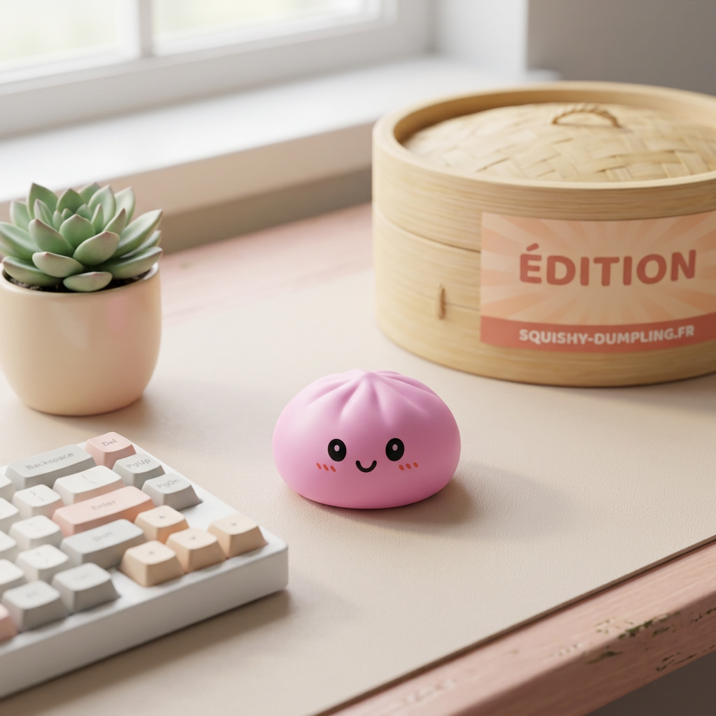 Dumpling Squishy Collection Zestaw 6 Sztuk w codziennej aranżacji