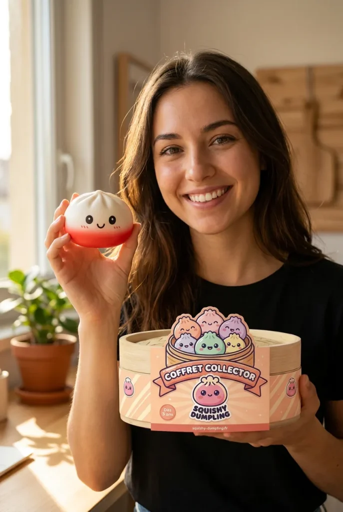 Dumpling Squishy Collection Zestaw 6 Sztuk z pudełkiem