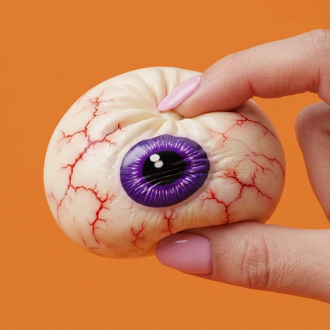 Dumpling Squishy Oko Halloween Przerażające ściskany w dłoni