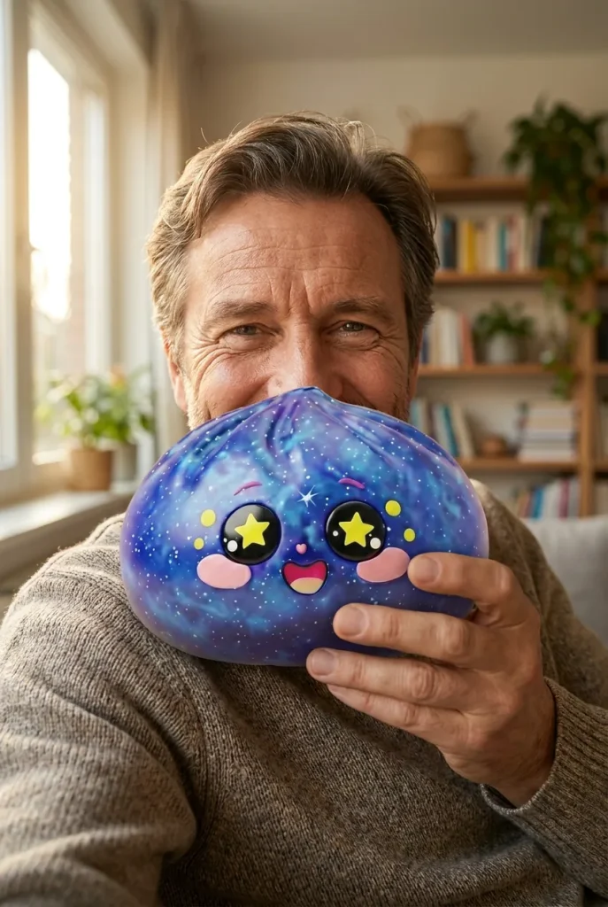 Galaxy Dumpling Squishy Kosmos na co dzień