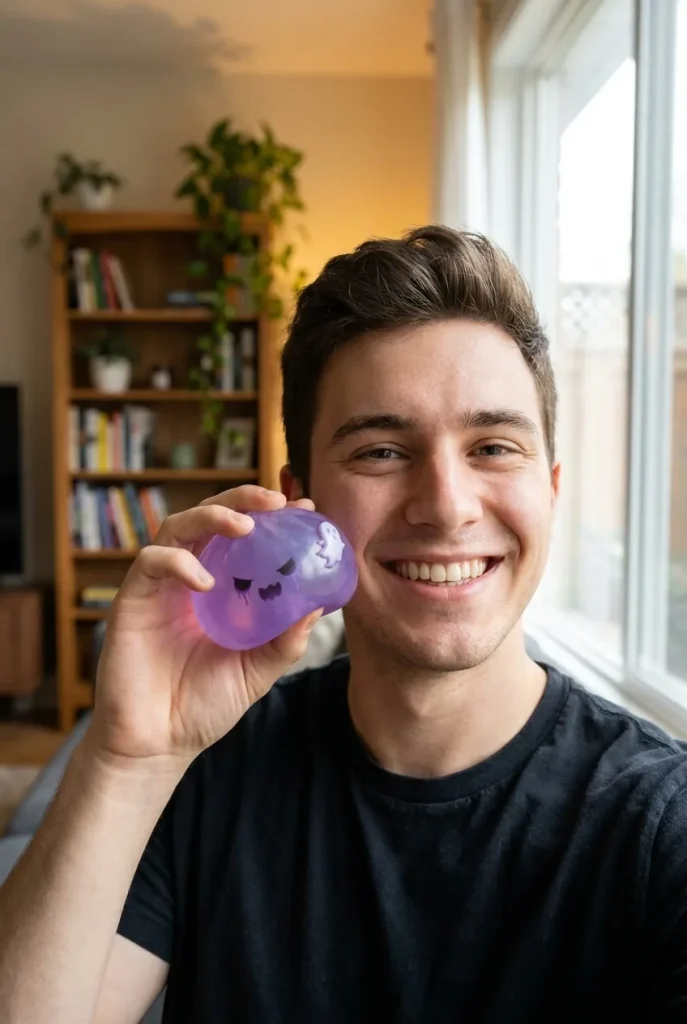 Ghost Dumpling Squishy Duszek na co dzień