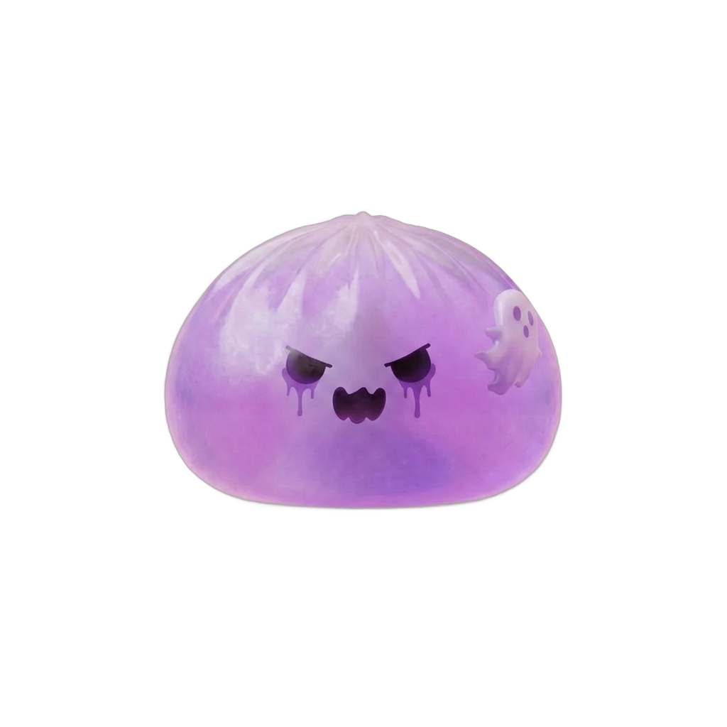 Ghost Dumpling Squishy Duszek ściskany w dłoni