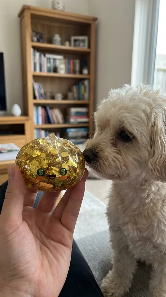 Gold Dumpling Squishy Złota Edycja Rzadka z pluszakiem