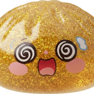 Gold Dumpling Squishy Złota Moneta Szczęścia ściskany w dłoni