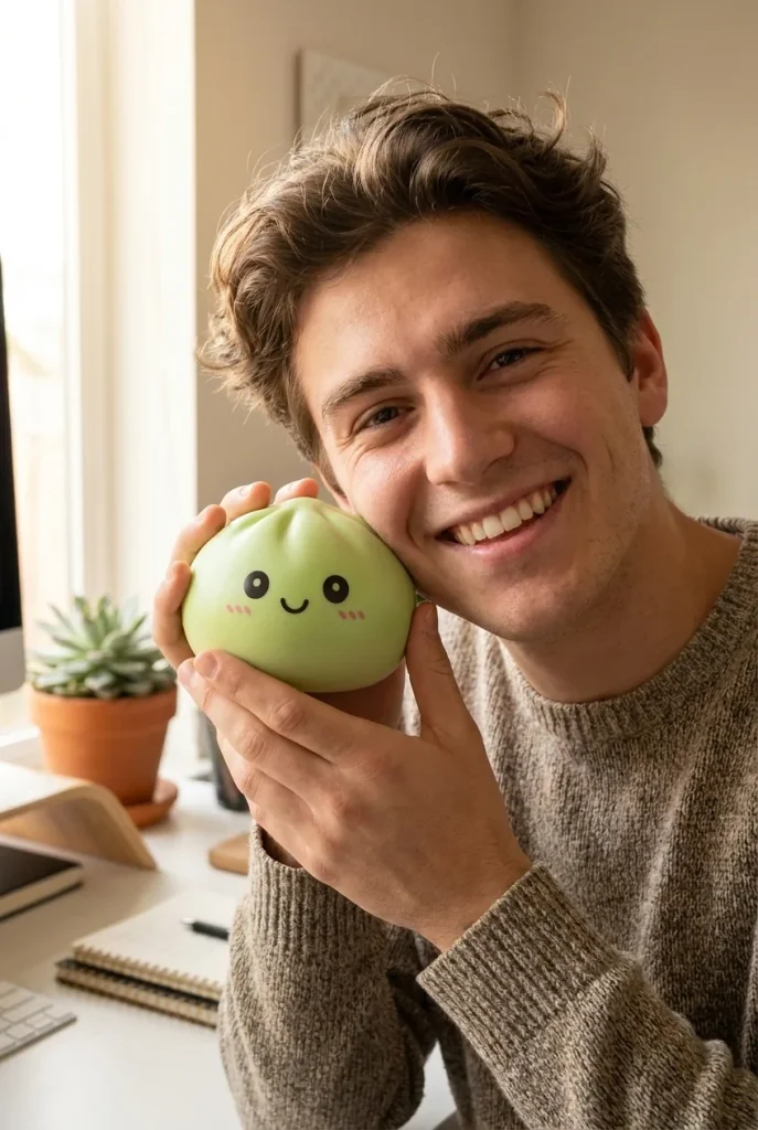 Dumpling Squishy Matcha Zielony na co dzień