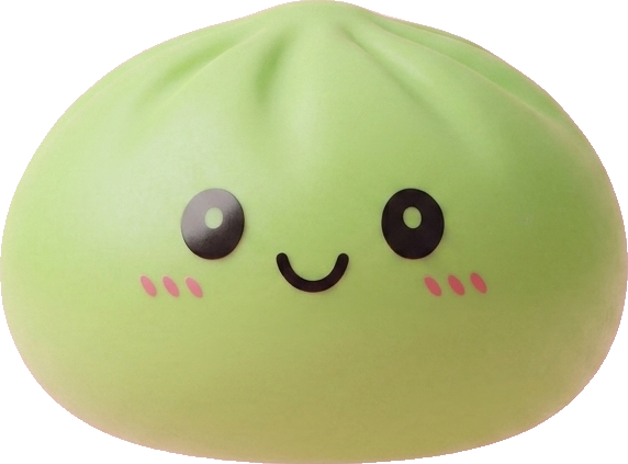 Dumpling Squishy Matcha Zielony ściskany w dłoni