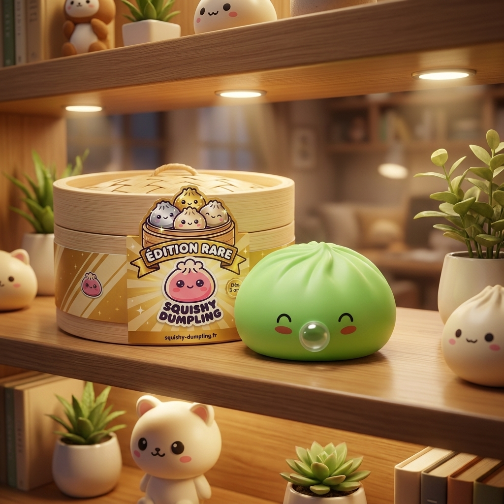Dumpling Squishy Matcha Rare Blow Zielony w codziennej aranżacji