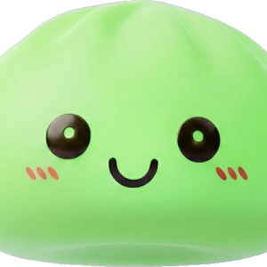 Dumpling Squishy Lampka Nocna Zielona ściskany w dłoni