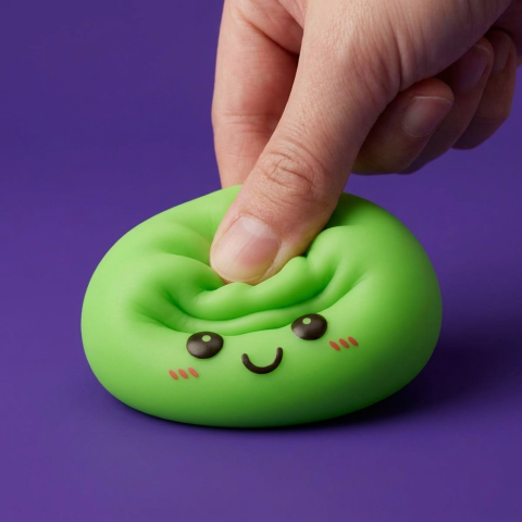 Dumpling Squishy Lampka Nocna Zielona ściskany w dłoni