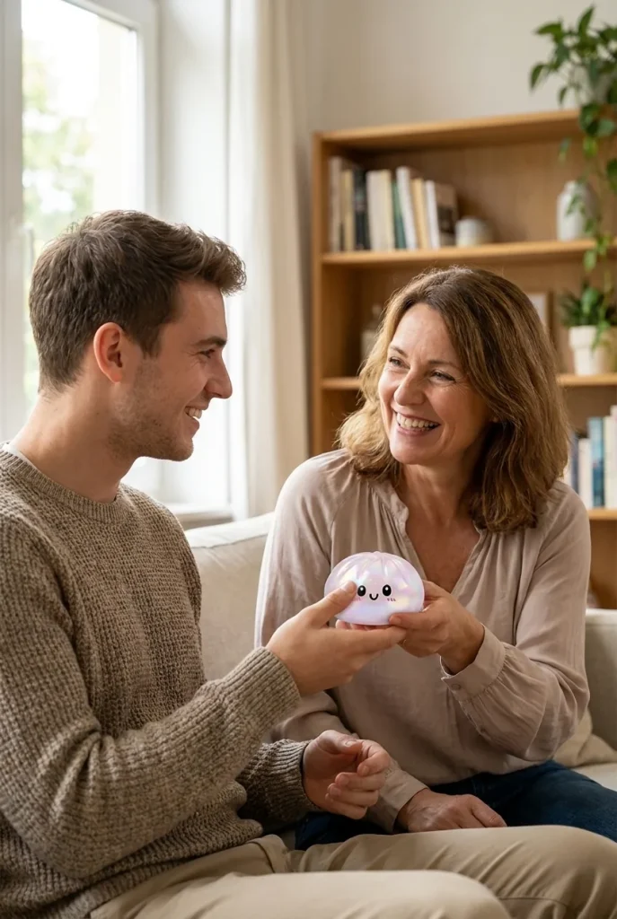 Dumpling Squishy Holographic Opalizujący Blask jako pomysł na prezent
