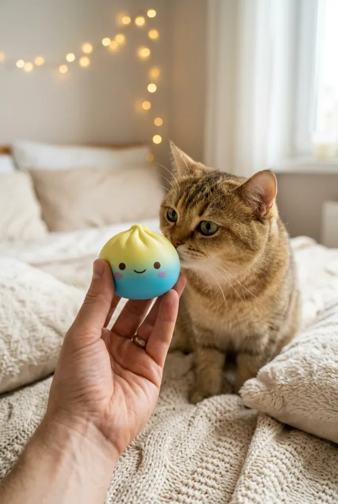 Dumpling Squishy Mystery Box – Zestaw 12 szt. Kawaii z pluszakiem