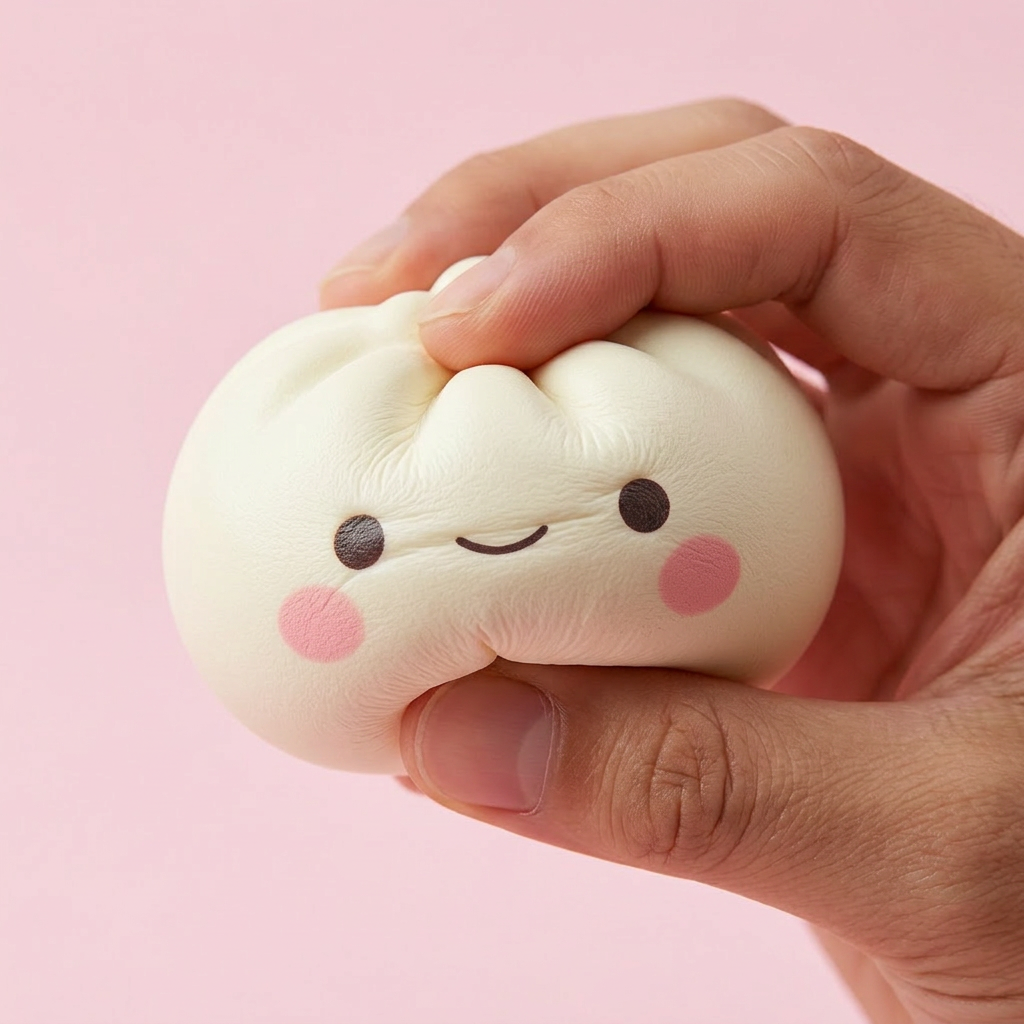 Dumpling Squishy Mystery Box – Zestaw 12 szt. Kawaii efekt slow-rise w akcji