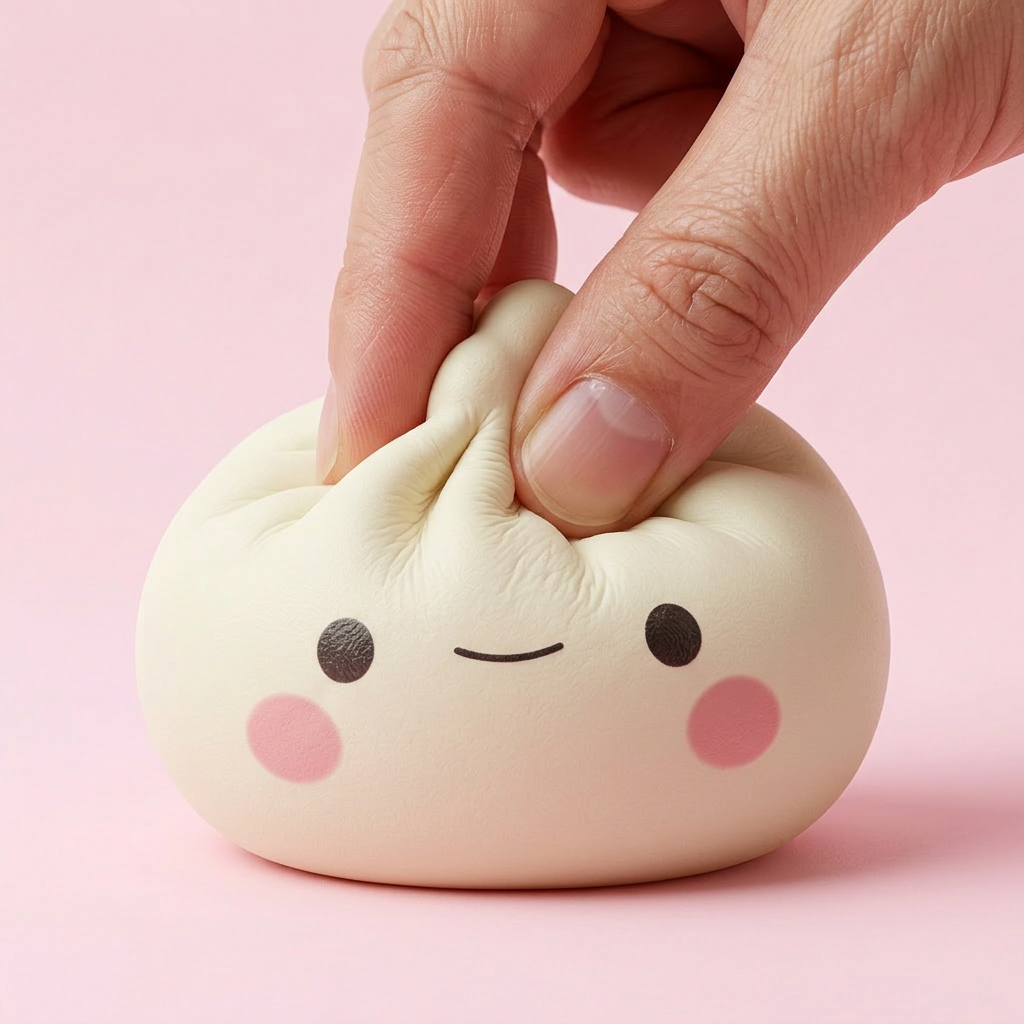 Dumpling Squishy Mystery Box – Zestaw 12 szt. Kawaii ściskany w dłoni
