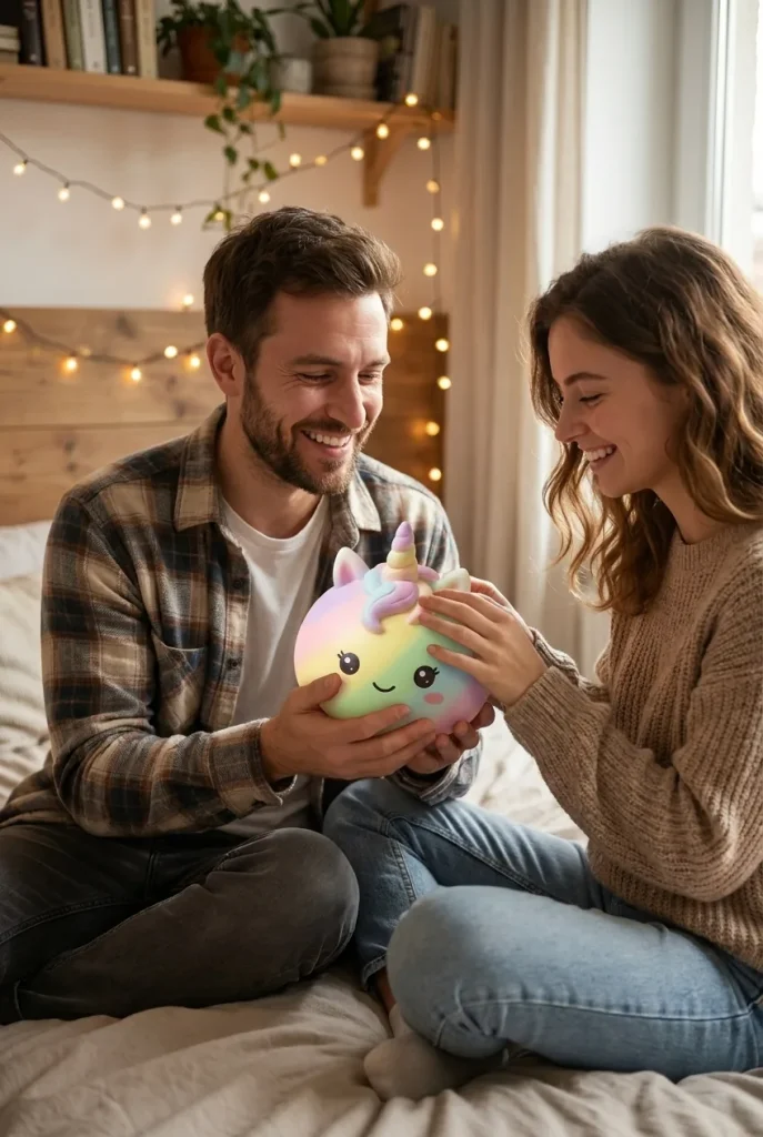 Jumbo Dumpling Squishy Jednorożec Rainbow jako pomysł na prezent