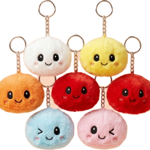 Dumpling Squishy Brelok Zestaw 6 szt. ściskany w dłoni