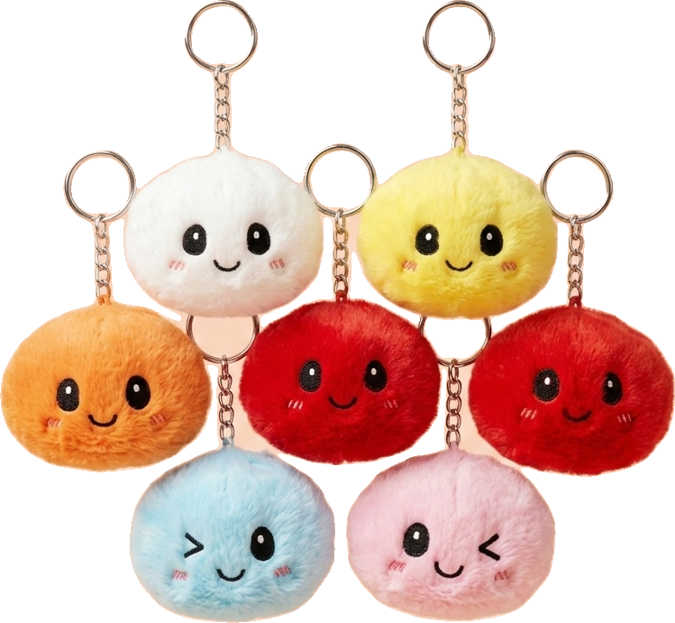 Dumpling Squishy Brelok Zestaw 6 szt. ściskany w dłoni