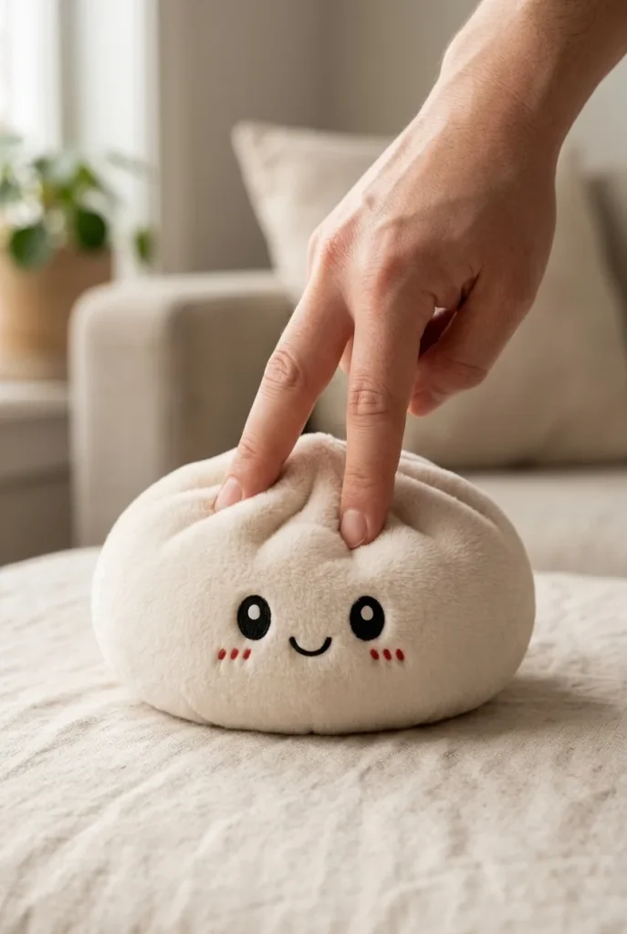 Squishy Dumpling Big – Puchowa Poduszka XXL podczas ściskania