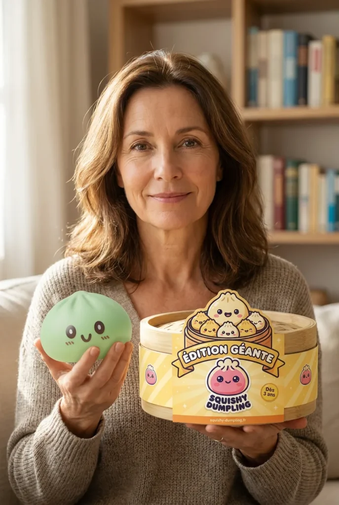 Squishy Dumpling Zielony XXL Jumbo z pudełkiem