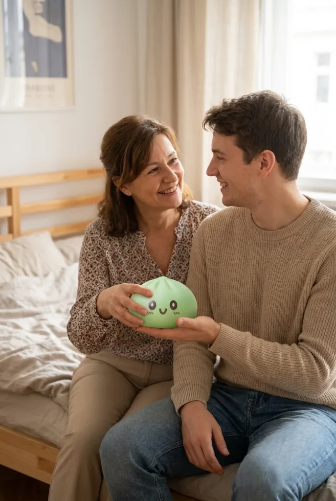 Squishy Dumpling Zielony XXL Jumbo jako pomysł na prezent