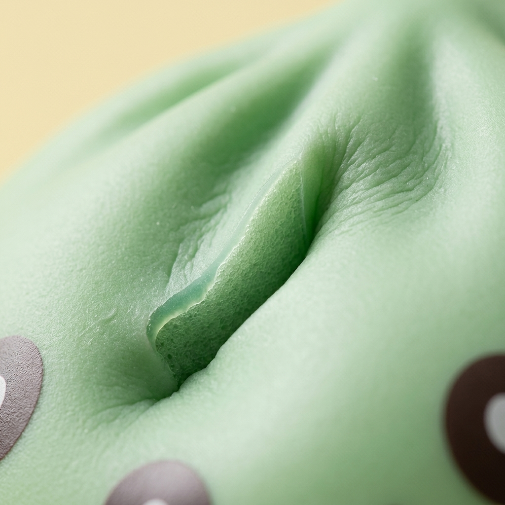 Squishy Dumpling Zielony XXL Jumbo makro tekstury pianki