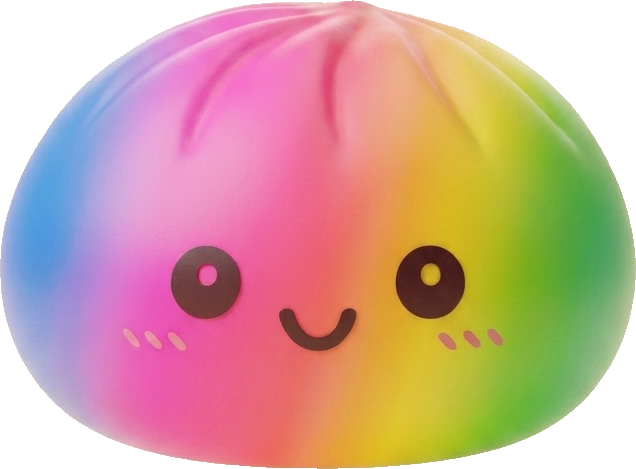 Rainbow Dumpling Squishy XXL Tęczowy Gigant ściskany w dłoni