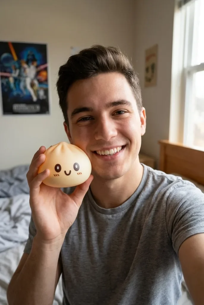 Squishy Dumpling Żółty XXL Jumbo na co dzień