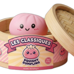 Les Classiques — squishy dumpling dans sa boîte panier vapeur bambou