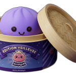 Les Veilleuses — squishy dumpling dans sa boîte panier vapeur bambou