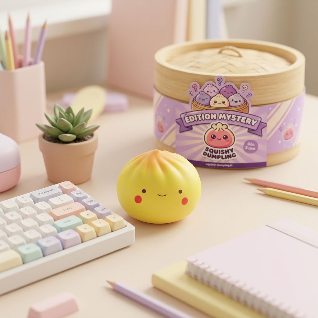 Dumpling Squishy Blind Box Mini 24 szt. w codziennej aranżacji