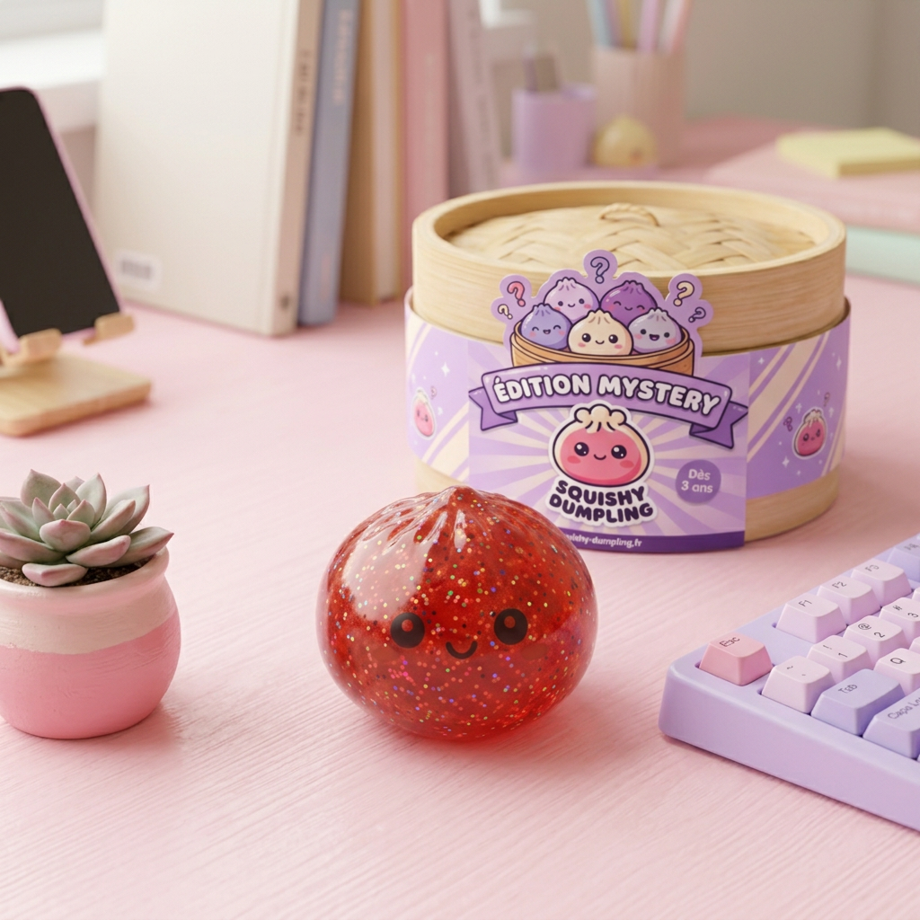 Mini Dumpling Squishy Metaliczny Niespodzianka w codziennej aranżacji
