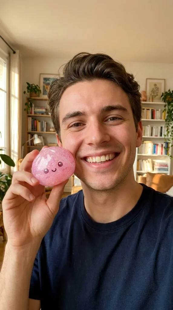 Mini Dumpling Squishy Metaliczny Niespodzianka na co dzień