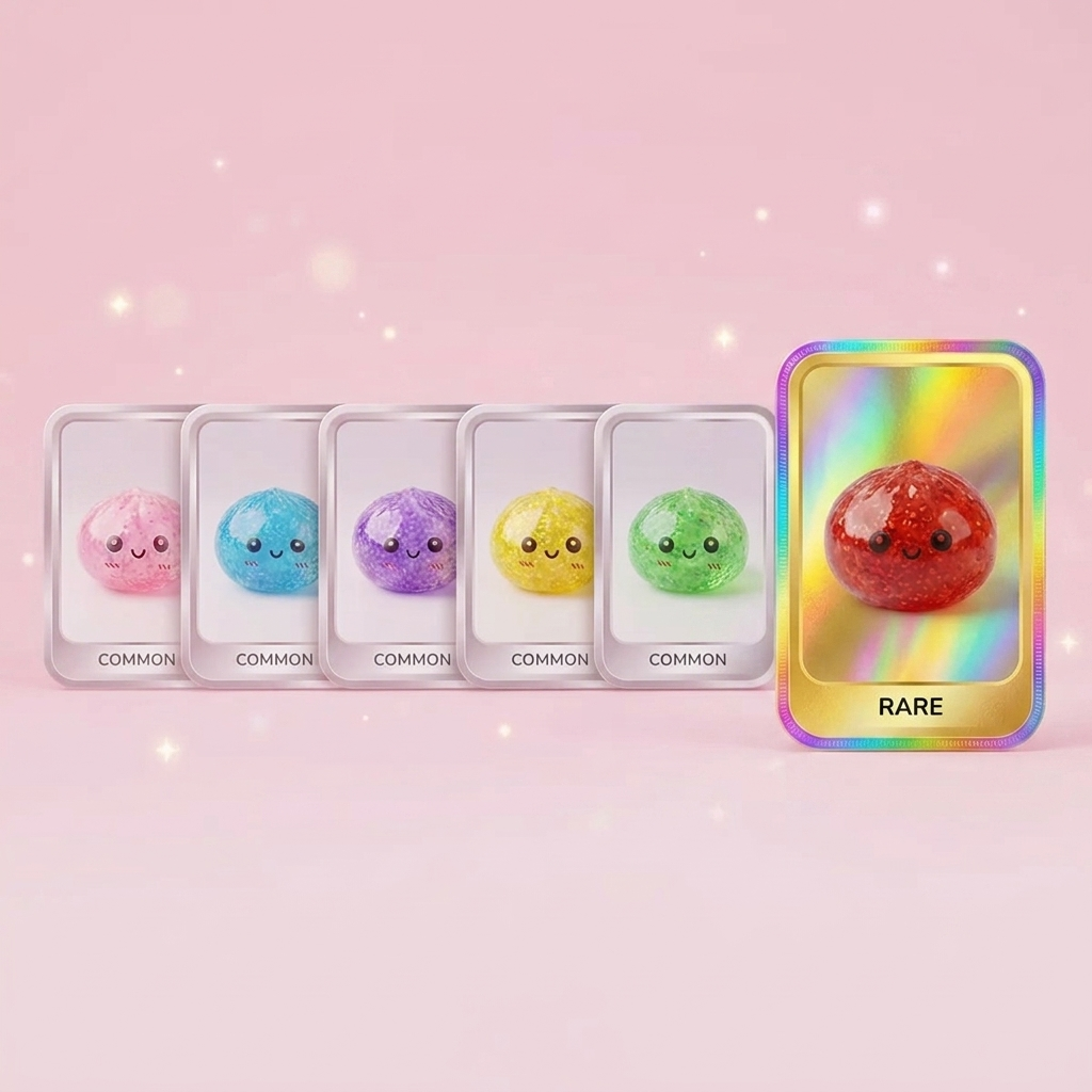 Mini Dumpling Squishy Metaliczny Niespodzianka ściskany w dłoni