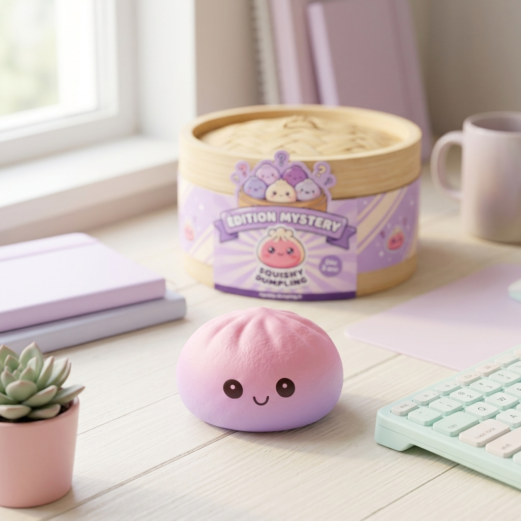 Mini Dumplings Squishy Mystery – Zestaw Niespodzianka w codziennej aranżacji