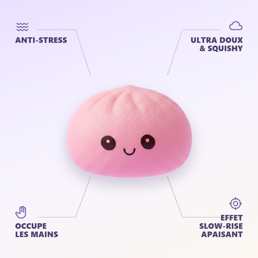 Mini Dumplings Squishy Mystery – Zestaw Niespodzianka infografika: najważniejsze zalety