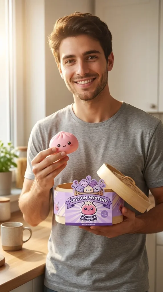 Mini Dumplings Squishy Mystery – Zestaw Niespodzianka z pudełkiem