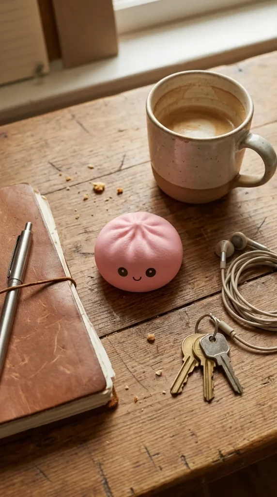 Mini Dumplings Squishy Mystery – Zestaw Niespodzianka na biurku