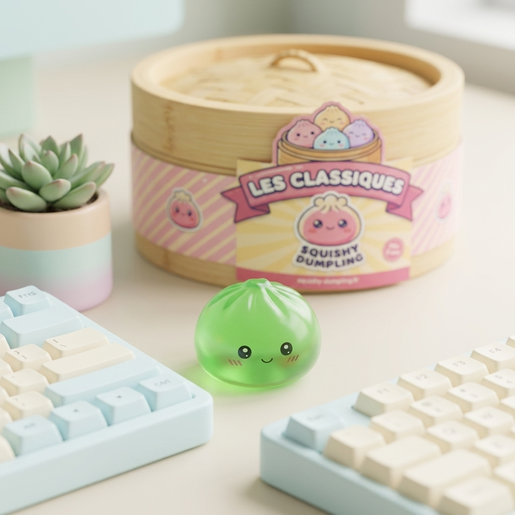 Mini Dumpling Squishy Cukier w codziennej aranżacji
