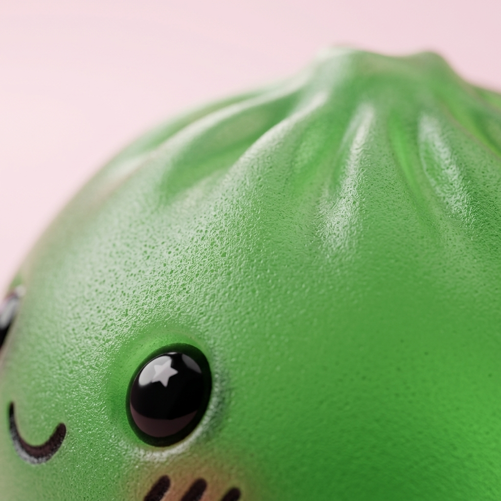 Mini Dumpling Squishy Cukier makro tekstury pianki