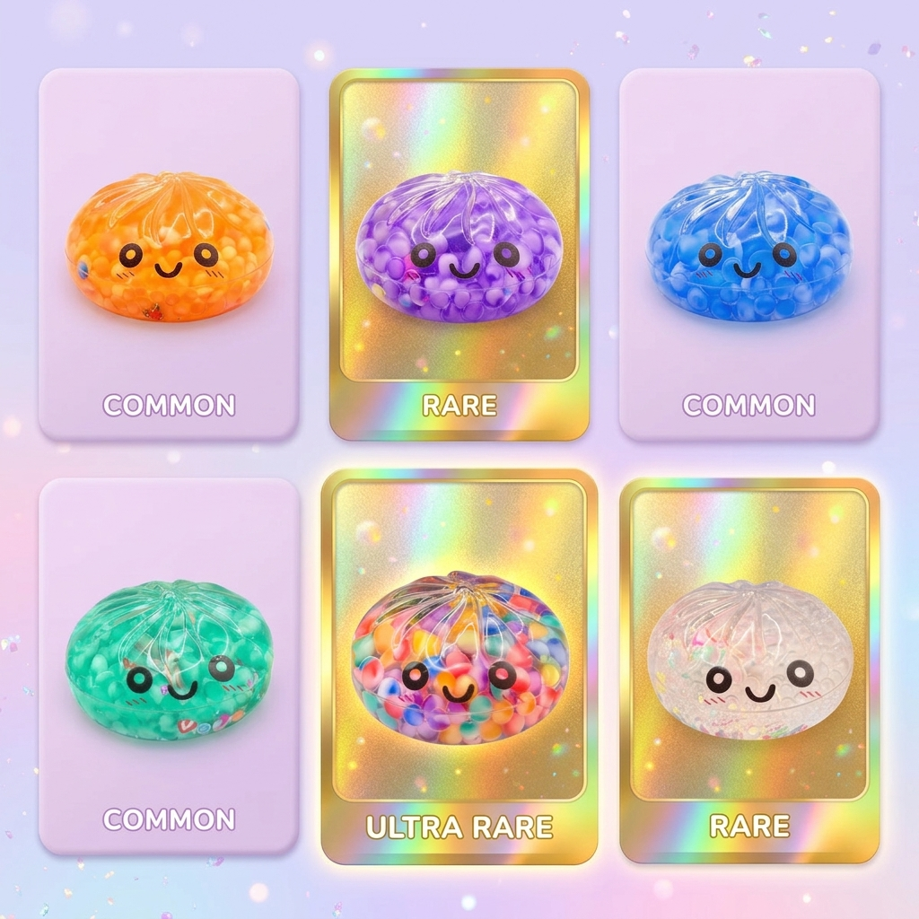 Mystery Dumpling Squishy Bąbelkowa Niespodzianka ściskany w dłoni